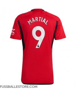 Günstige Manchester United Anthony Martial #9 Heimtrikot 2023-24 Kurzarm